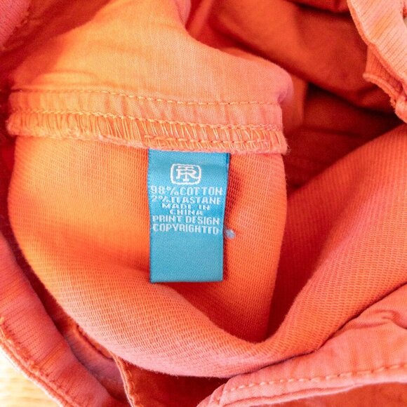 Tori Richard Coral Cotton Stretch Shorts – Size 38, Resort Casual Style - Picture 4 of 4